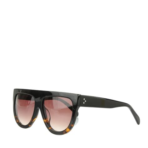 celine sunglasses 41026 black|CELINE Shadow Sunglasses CL 41026/S Black .